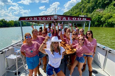 Nashville bachelorette party. Tennessee, United States. 10/13/2023. Each year, bride tribes flock from all over the nation to revel in the Music City’s festivities. Whether it’s a tractor tour, river … 