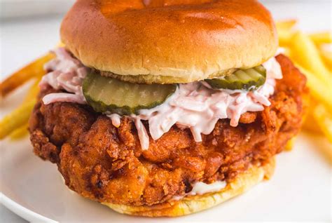 Nashville chicken sandwich. Ingredients You Need. This Nashville Hot Chicken recipe has two main components: Fried chicken, and the mind-blowing spicy oil that is brushed onto the crispy chicken skin. To … 