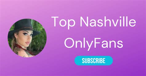 Nashville onlyfans. OnlyFans is the social platform revolutionizing creator and fan connections. The site is inclusive of artists and content creators from all genres and allows them to monetize their content while developing authentic relationships with their fanbase. OnlyFans. OnlyFans is the social platform revolutionizing creator and fan connections. ... 