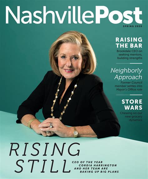 Nashville post. OWNER Bill Freeman 210 12th Ave. S., Suite 100 Nashville, TN 37203 nashvillepost.com. Nashville Post is published quarterly by FW Publishing, LLC. Advertising deadline for the next issue is ... 