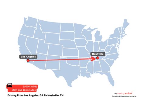 Flying time from Los Angeles, CA to Nashville, TN. The total flight duration from Los Angeles, CA to Nashville, TN is 3 hours, 32 minutes. This is the average in-air flight time (wheels up to wheels down on the runway) based on actual flights taken over the past year, including routes like LAX to BNA. It covers the entire time on a typical .... 