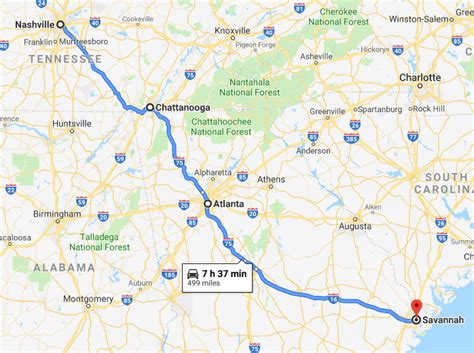 Nashville to savannah. Halfway Point Between Nashville, TN and Savannah, TN. If you want to meet halfway between Nashville, TN and Savannah, TN or just make a stop in the middle of your trip, the exact coordinates of the halfway point of this route are 35.883106 and -87.793953, or 35º 52' 59.1816" N, 87º 47' 38.2308" W. This location is 68.48 miles away from … 