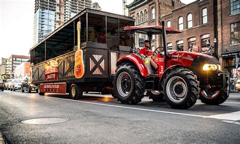 Nashville tractor. Experience Nashville's biggest and wildest party on a tractor-pulled wagon with music, drinks and dancing. Book a public or private tour and join the farm party at … 