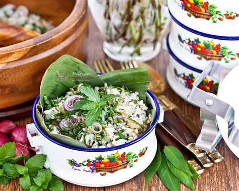 Nasi Ulam (Nyonya Herb Rice) - Malaysian Chinese …