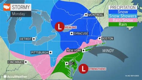 Nasty nor’easter to bring high winds, snow next week