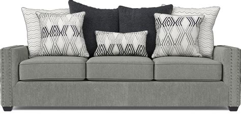 Natalia Gray Sofa - Rooms To Go