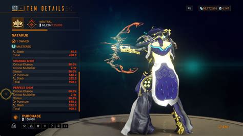 December 18th, 2021 by Elliott Gatica The Nataruk is one of the many new weapons that have been added to Warframe. It’ll definitely be a fan favorite for many people given the lore behind it. Fortunately, this weapon is a very accessible one. Here is a very solid build you can run for your Nataruk in Warframe.. 
