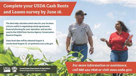 National Agricultural Statistics Service - Surveys - Cash Rents - USDA