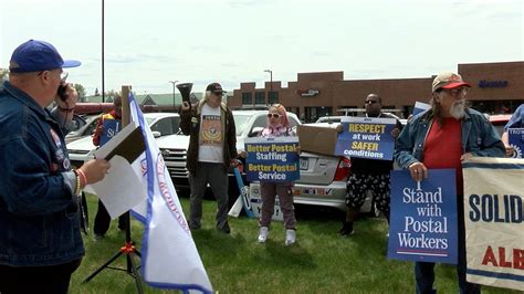 National American Postal Union protests