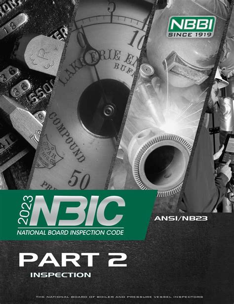 National Board Inspection Code (NBIC) - National Board of Boiler and