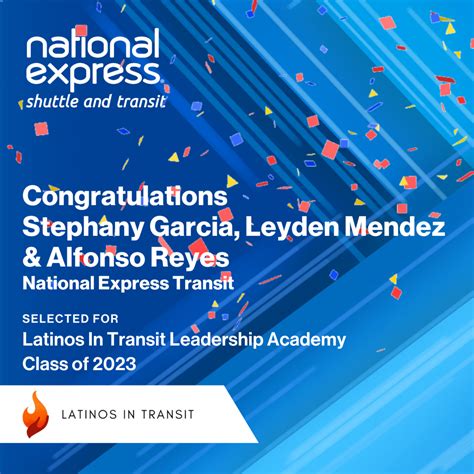 National Express Congratulates Team Members Selected for …