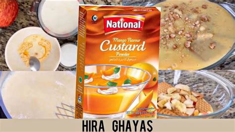 National Mango Custard Recipe - Eid Special Recipes - YouTube