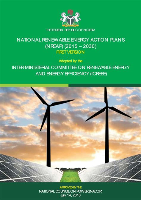 National Renewable Energy Action Plan (NREAP) – …