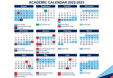 National University Of Singapore Academic Calendar