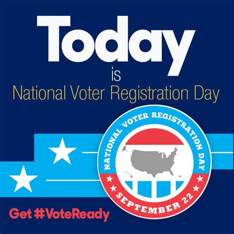 National Voter Registration Day today