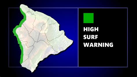 National Weather Service warns of high surf for some of Hawaii’s shores