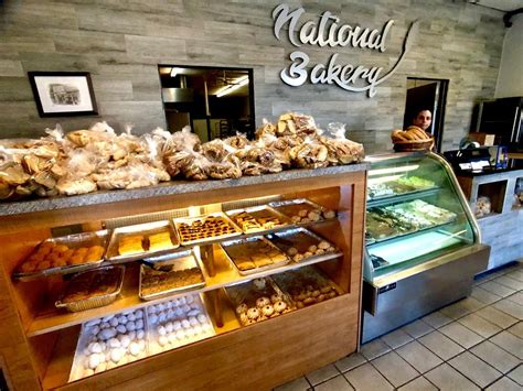 National bakery. National Bakery is the only place I will go to buy a cruller. Not too sweet, slight crust on the outside but sweet pillowy donut on the inside. I could eat 4 in a row! If you are from this area or visiting, definitely stop here and stock up on your bakery faves. You won't be sorry. 