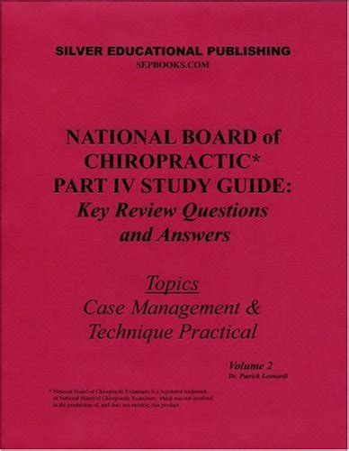 National board of chiropractic part ii study guide key review questions and answers by patrick leonardi published. - Oracle r12 collections technical reference manual.