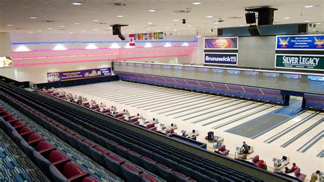 National bowling stadium. More The only one of it's kind in the world, this is a national bowling stadium, and it's in Reno, Nevada. The place houses bowling lanes with scoreboards using the latest in technology. Weddings and meetings can be held here and many people choose to do so because of the uniqueness attached to the National Bowling Stadium. 