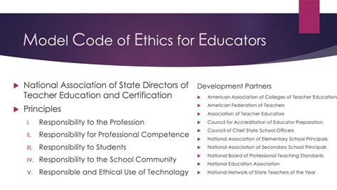 National education association code of ethics.  As members of this profession, engin...