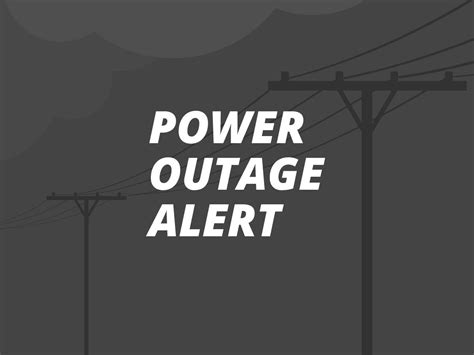 Receive personalized real-time outage information. Sign