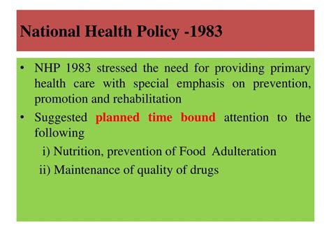 National health policy for children - SlideShare