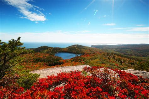 Acadia National Park. Off the Maine Coast is a national park whose general geography easily catches the eye of a road trip enthusiast. The multiple facts about this park make it a darling to many. It is believed that the park is among the first parts to catch a glimpse of the sun’s rising rays. The park has 47,000 acres of land, which shows ....