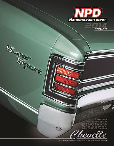 National parts depot chevrolet. Request your free catalog now! We offer catalogs for a wide range vehicles including Mustang, Camaro, Chevelle, Firebird, GTO, Ford Truck, Chevy Truck, Thunderbird, and Cougar. 