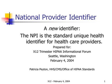 Our National Provider Identifier database is updated ev