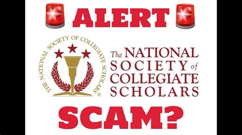 National society collegiate scholars scam. I got invited and decided not to join. Looks like a scam. Most of their money goes to the CEO and salaries, not scholarships. The Wikipedia page breaks it down and the source is provided: directly from their tax form 990. 