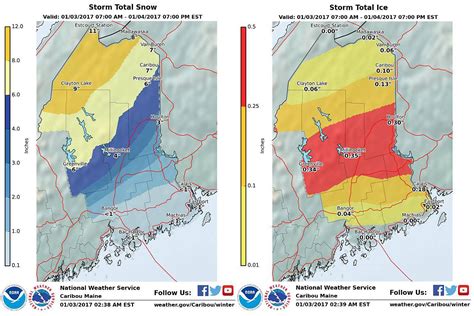 National Weather Service Caribou, ME 810 Main Street Caribou, ME 04736 207-492-0182 (person), 207-492-0170 (recording) Comments? Questions? Please Contact Us. Disclaimer. 