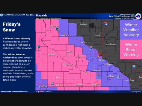 Weather Forecast Office. Weather Story. ... National Weather Service Twin Cities, MN 1733 Lake Drive West Chanhassen, MN 55317-8581 952-361-6670 Comments? Questions ... . 