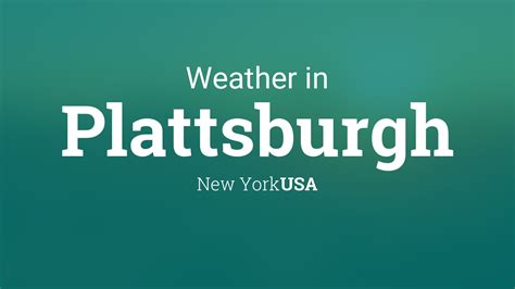 Winter Weather in Plattsburgh New York, United States. Daily high temperatures decrease by 5°F, from 39°F to 34°F, rarely falling below 10°F or exceeding 52°F.The lowest daily average high temperature is 27°F on January 24.. Daily low temperatures decrease by 8°F, from 26°F to 17°F, rarely falling below -8°F or exceeding 38°F.The lowest daily average …. 