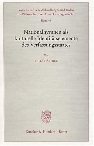 Nationalhymnen als kulturelle identit atselemente des verfassungsstaates. - 11 day diet guide get results.