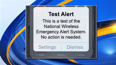 Nationwide emergency alert test scheduled for Wednesday