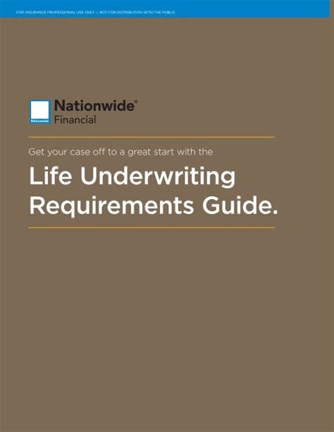 Nationwide underwriting guidelines.  Or, explore how partnering with Nationwide has never been e...