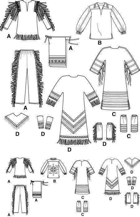 Native American Sewing Patterns