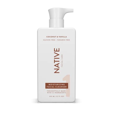 Native Moisturizing Facial Cleanser Coconut & Vanilla