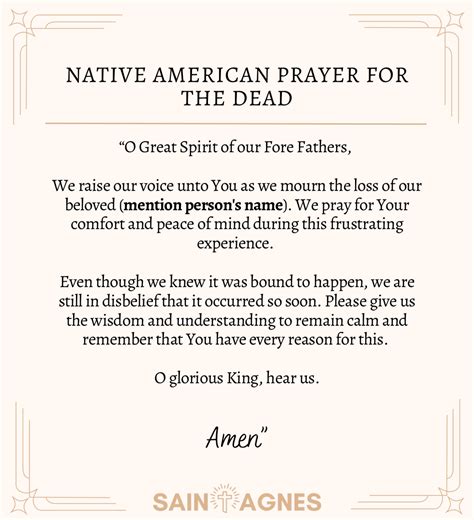 Native american death prayer.  These prayers reflect the rich spiritual ...