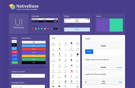 NativeBase Sketch Template The NativeBase.io Blog