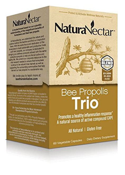 NaturaNectar Natural Bee Proplis Trio - Premium Brown, Red