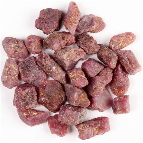 Natural Red Star Ruby Raw Crystal Healing Raw Rough Loose …