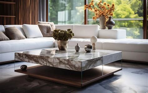 Natural Stone Coffee Table Ideas