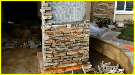 Natural Thin Stone Veneer Installation (2) - YouTube