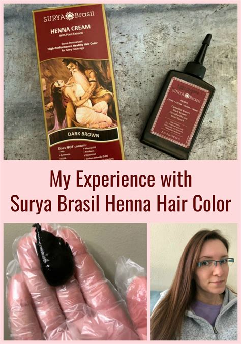 Natural hair dye with Surya Henna Brasil Cream