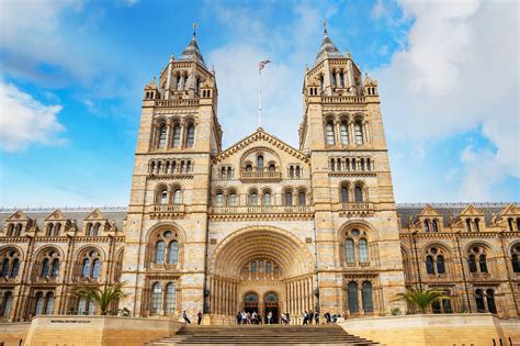 Natural history museum - south kensington. The Natural History Museum is in South Kensington, one of three major museums on Exhibition Road, the others being the Science Museum and the Victoria and ... 