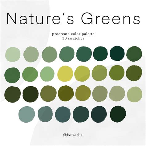 Natural palettes