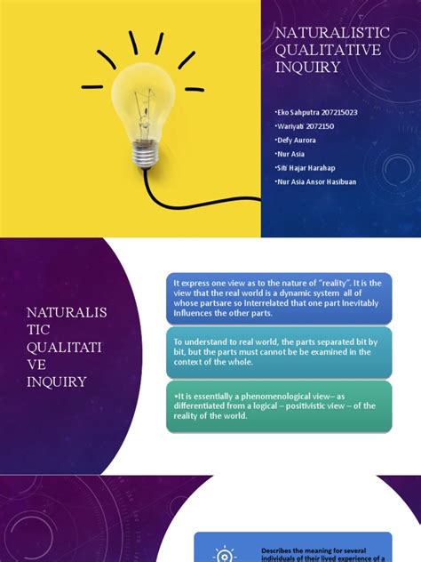 Naturalistic Inquiry PDF Qualitative Research - Scribd