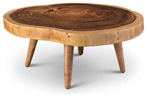 Naturals Freddie Coffee Table, Natural Chamcha