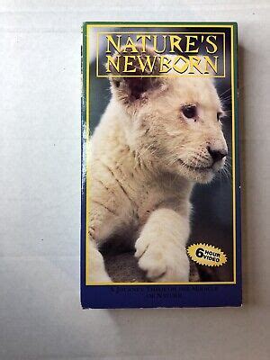 Nature’s Newborn Vintage VHS 6 Hour Video Of Animals